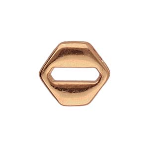 Cymbal™ Sikamia Chevron Connector Bead, 12.5 x 11.2 mm - Antique Brass Plated, 24K Gold Plated, Rose Gold Plated or Antique Silver Plated - 2 Connectors