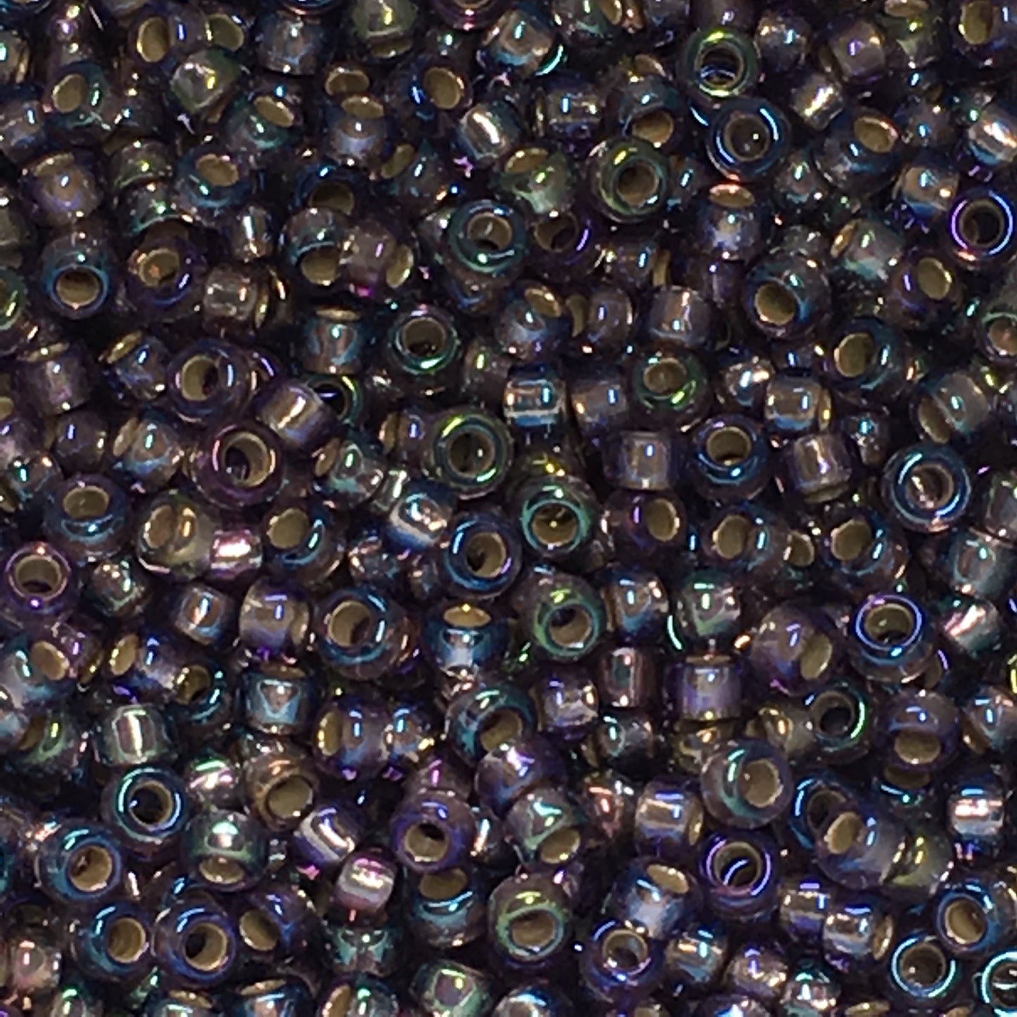 Miyuki 15-1024  15/0 Silver Lined Amethyst AB Seed Beads - 5 gm