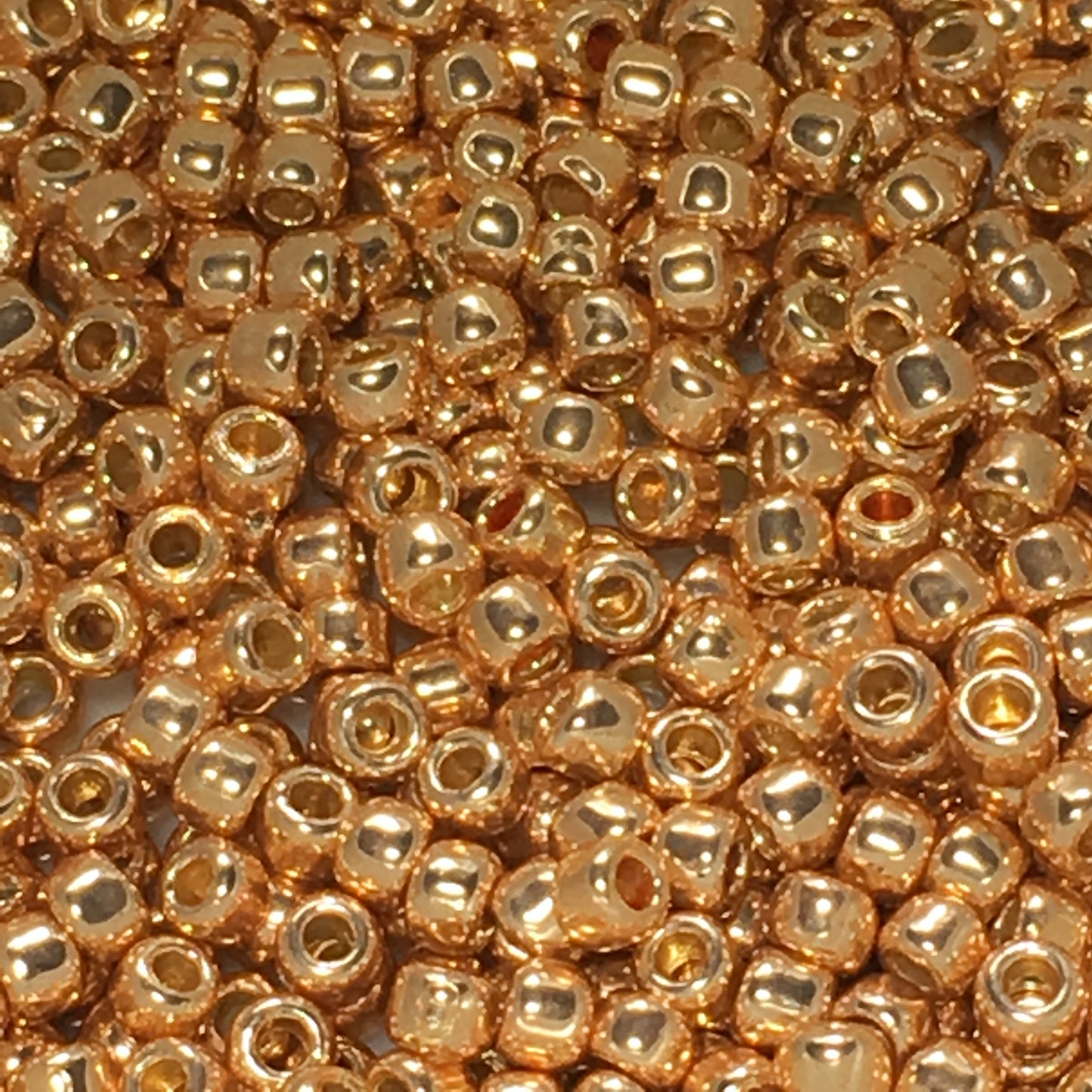 TOHO TR-11-PF551  11/0 Permafinish Galvanized Rose Gold Seed Beads, 5 gm