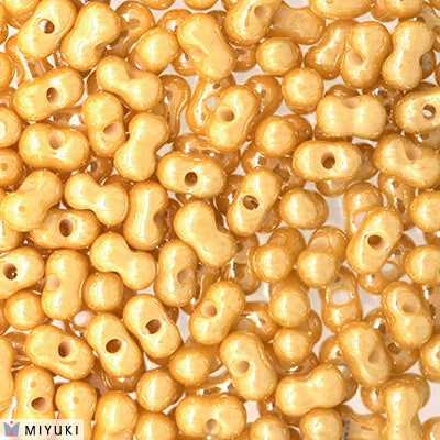 Miyuki Berry BB593   2.5 x 4.5 mm Light Caramel Ceylon Beads -  5 gm