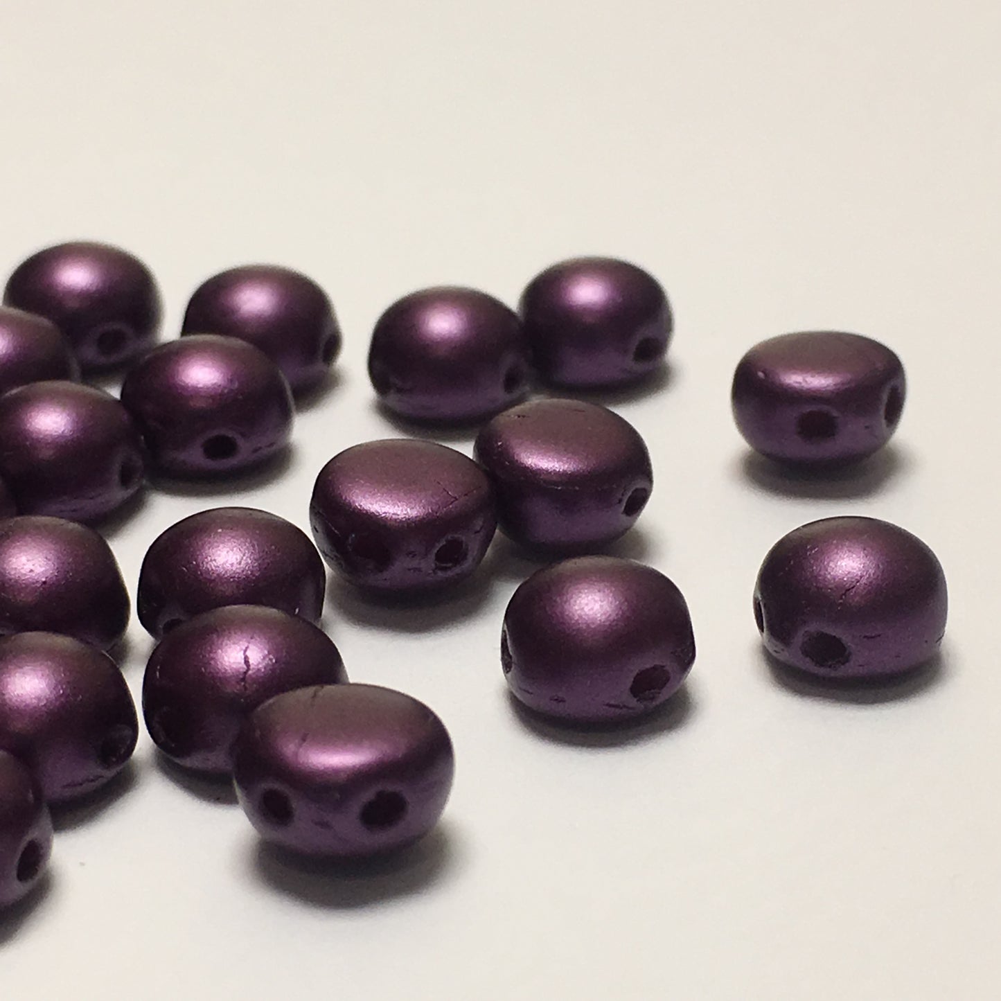 Czech Candy 6 mm 25032 Pastel Bordeaux Beads - 25 Beads