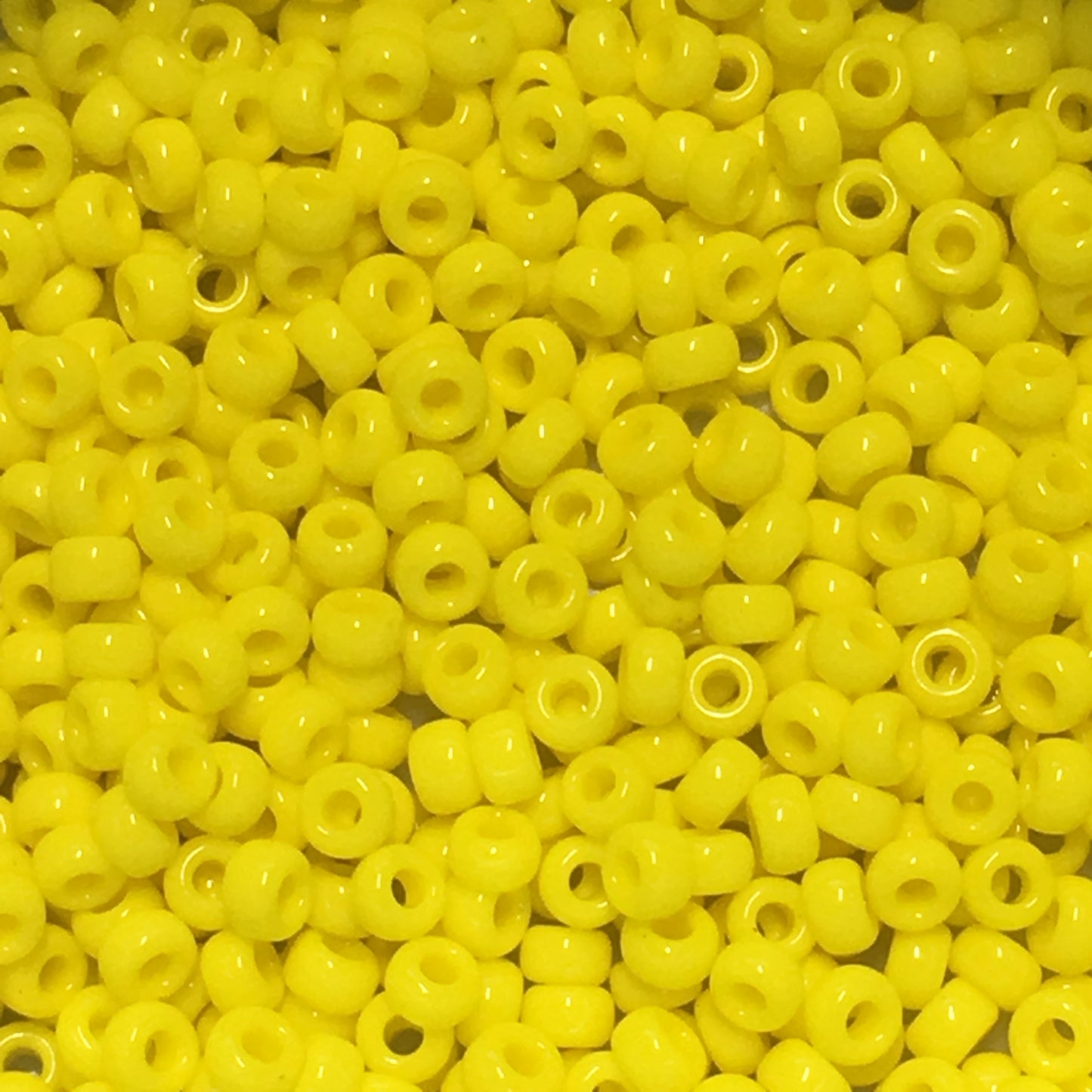 Miyuki 11-404   11/0 Opaque Yellow Seed Beads - 5 or 10 gm