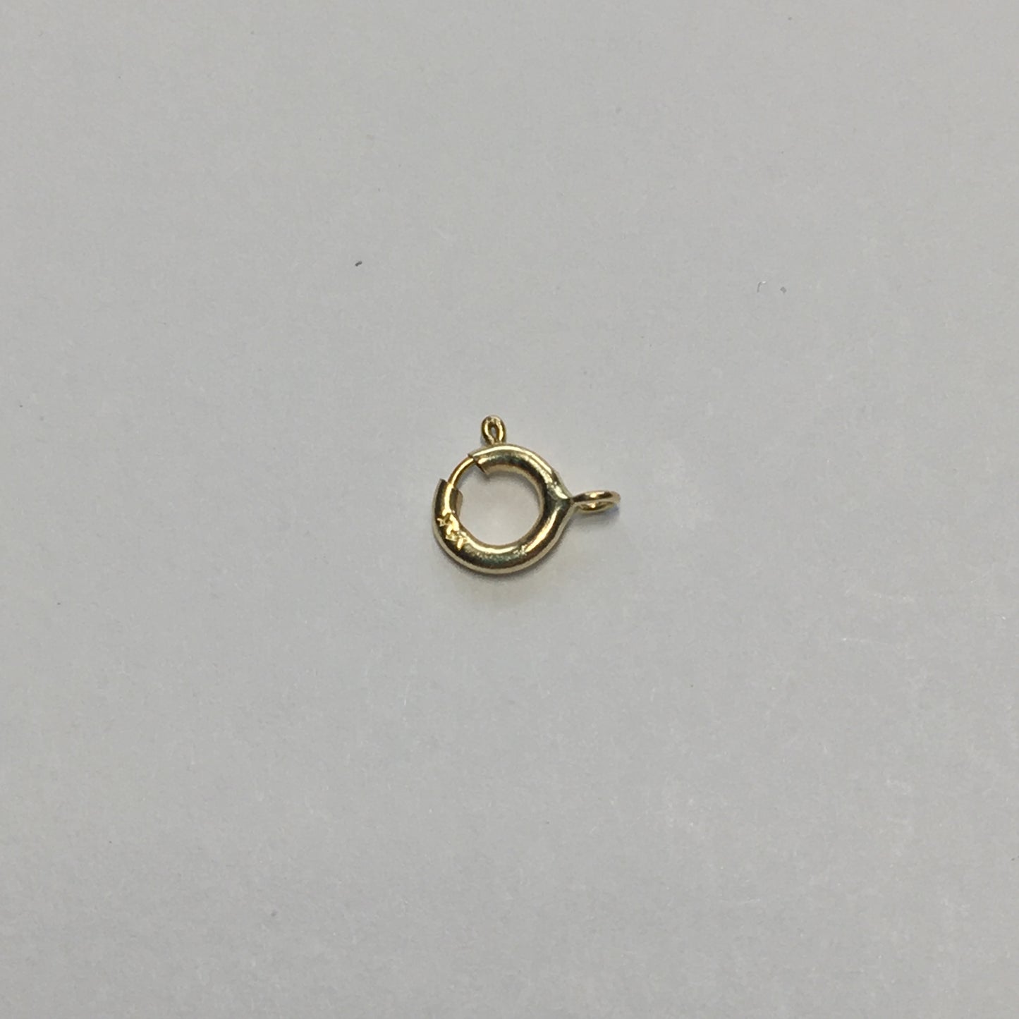 14K Gold Plated Spring Ring Clasp, 4 mm