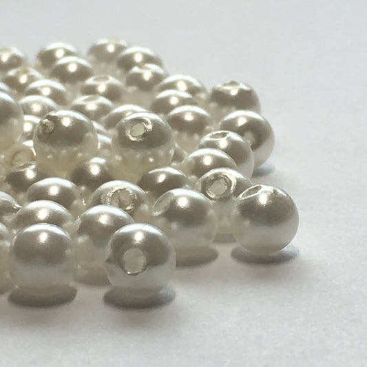 Small Pearl Plastic Spacer Bead – The Silicone Bead Store LLC