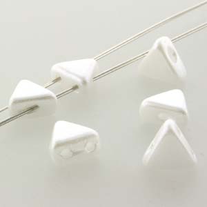 Kheops Par Puca 02010-25001 Pastel White Beads, 6 mm, 5 gm