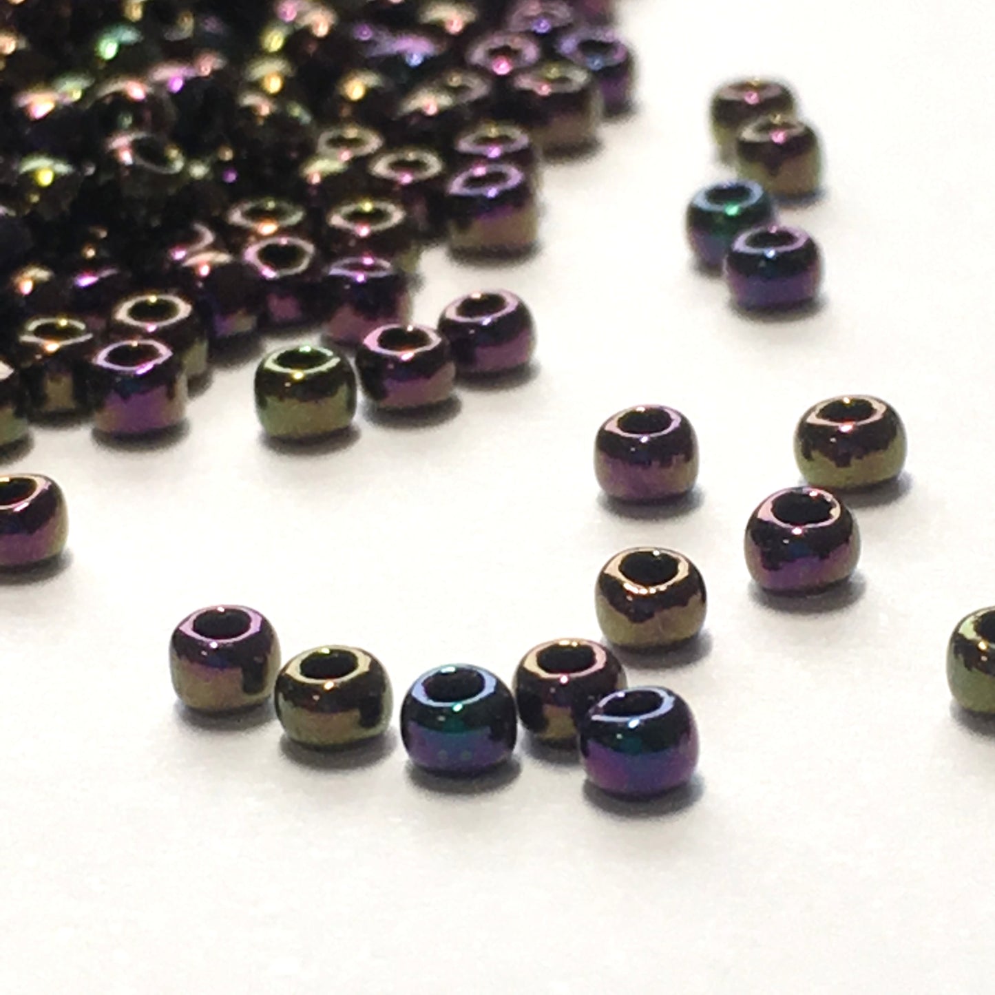 TOHO TR-11-85  11/0 Purple Iris Metallic Seed Beads, 5 or 10 gm