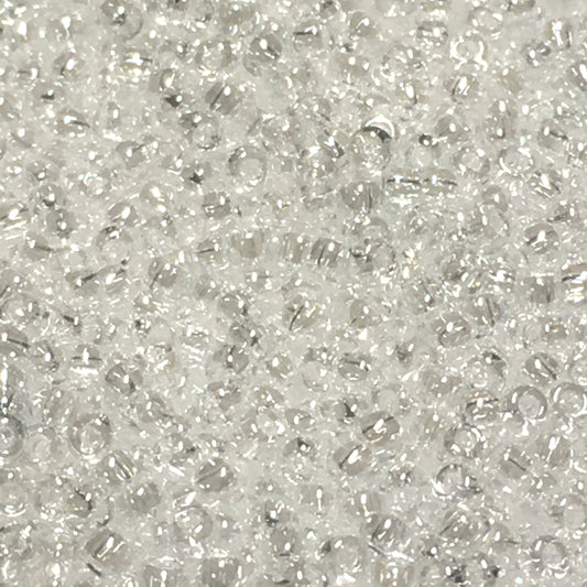 TOHO TR-11-101  11/0 Transparent Luster Crystal Seed Beads, 5 gm