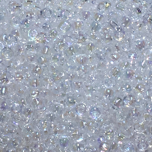 TOHO TR-11-161  11/0 Transparent Crystal Rainbow Seed Beads, 5 gm