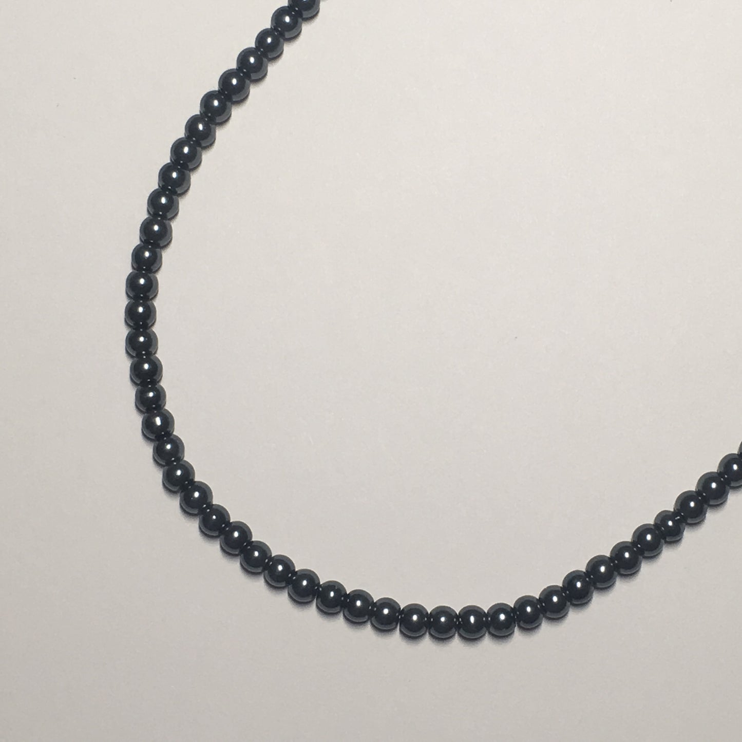 Darice Black Strung Round Glass Pearls, 4 mm / 12" Strand - 84 Beads