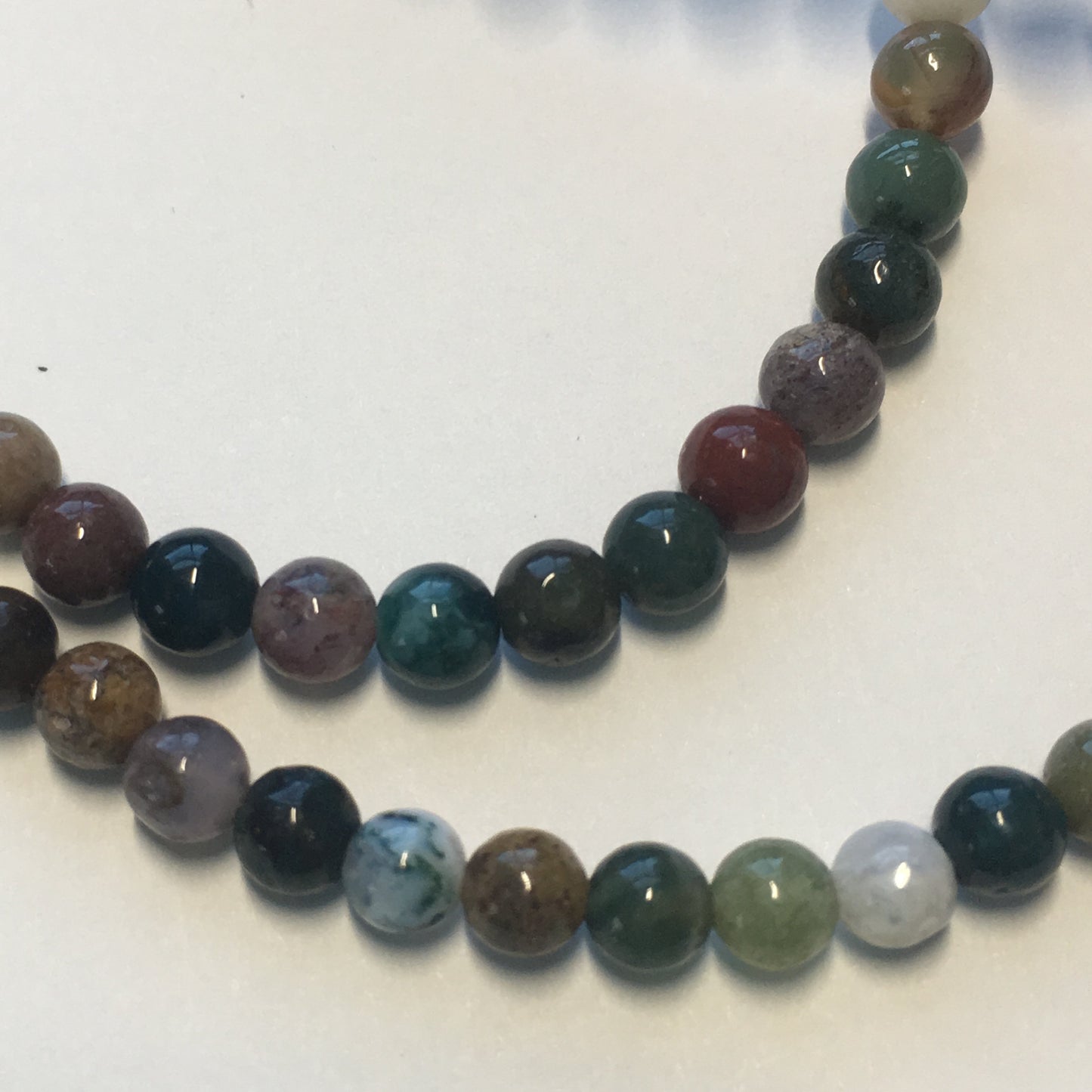 Bliss Beads Fancy Jasper Semi-Precious Stone Round Beads, 4 mm  - 73 Beads