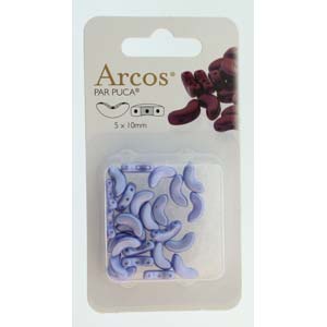 Arcos Par Puca 5 x 10 mm 02010-25014 Pastel Light Sapphire 5 x 10 mm - 24 to 26 Beads on 5 gm Card