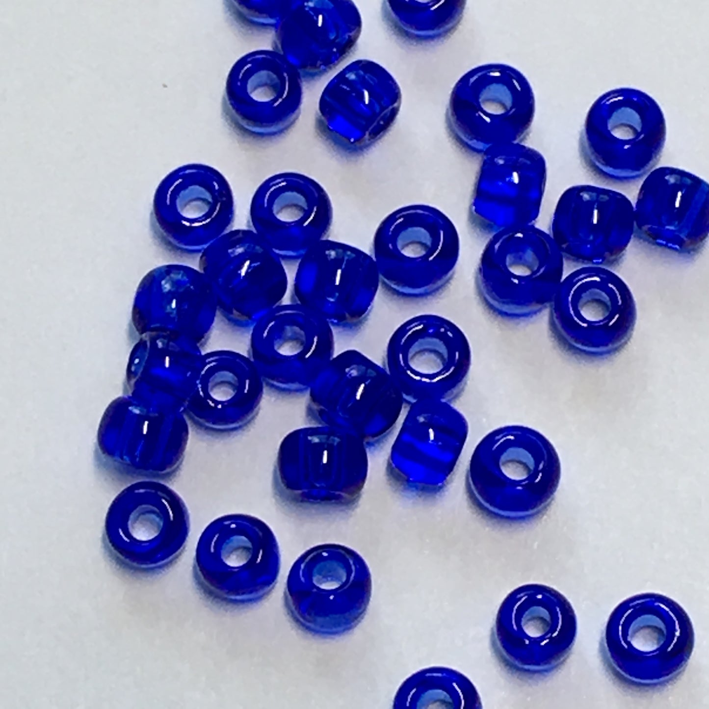 TOHO TR-11-8 - 11/0 Transparent Cobalt Blue Seed Beads, 5 gm