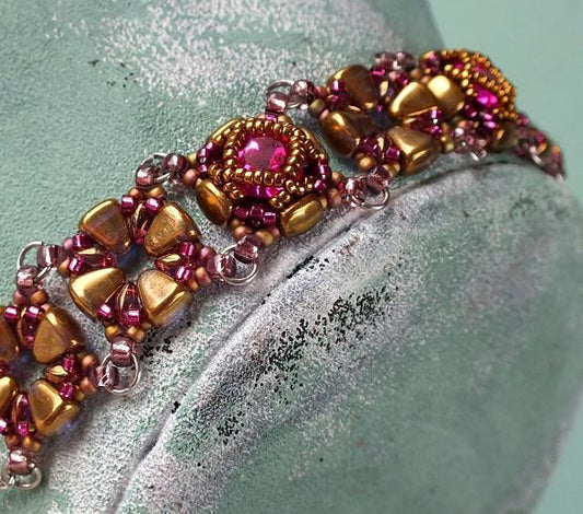 Rani Bracelet Free Digital Download Beading Pattern/Tutorial/Instructions/How To (Click on Link Below)
