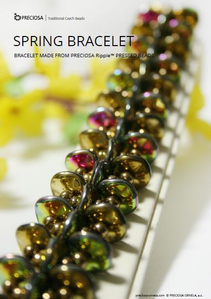 Spring Bracelet Free Digital Download Beading Pattern/Tutorial/Instructions/How To (Click on Link Below)