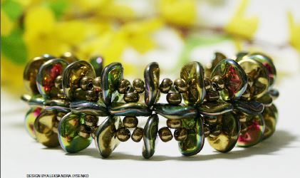 Spring Bracelet Free Digital Download Beading Pattern/Tutorial/Instructions/How To (Click on Link Below)