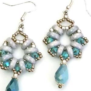 Half Moon Earrings Free Digital Download Beading Pattern/Tutorial/Instructions/How To (Click on Link Below)