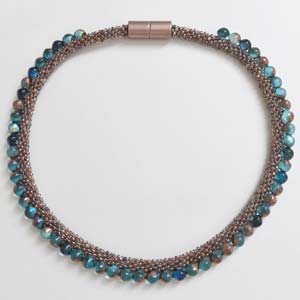 Copperline Necklace Free Digital Download Beading Pattern/Tutorial/Instructions/How To (Click on Link Below)