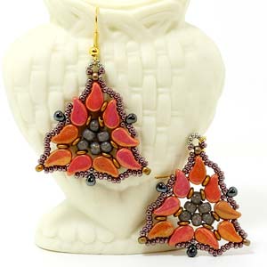 Paisley Isle Earrings Free Digital Download Beading Pattern/Tutorial/Instructions/How To (Click on Link Below)