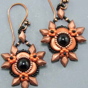 Boucles d’oreilles Firethorn Téléchargement numérique gratuit Modèle de perles/Tutoriel/Instructions/Comment (Cliquez sur le lien ci-dessous)