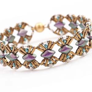 Cleopatra Bracelet Free Digital Download Beading Pattern/Tutorial/Instructions/How To (Click on Link Below)