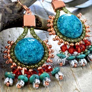 Woodland Traveler Earrings Free Digital Download Beading Pattern/Tutorial/Instructions/How To (Click on Link Below)
