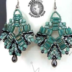 Duets and Groovies Earrings Free Digital Download Beading Pattern/Tutorial/Instructions/How To (Click on Link Below)