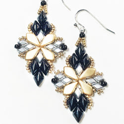 Insignia Earrings Free Digital Download Beading Pattern/Tutorial/Instructions/How To (Click on Link Below)